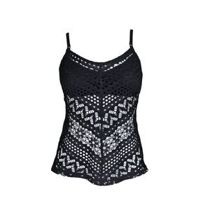 vintage goth lace cami top